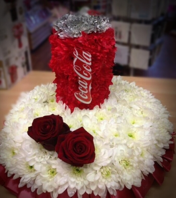 Personalised Funeral Tribute   Coca Cola
