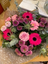 Pink Christmas Bouquet